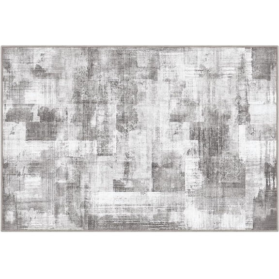 Entryway Door Mat 24 x 36 Ultra-Thin Indoor Rug, Smart Savings Option, Washable Non-Slip Carpet for Kitchen, Bedroom & Front Door