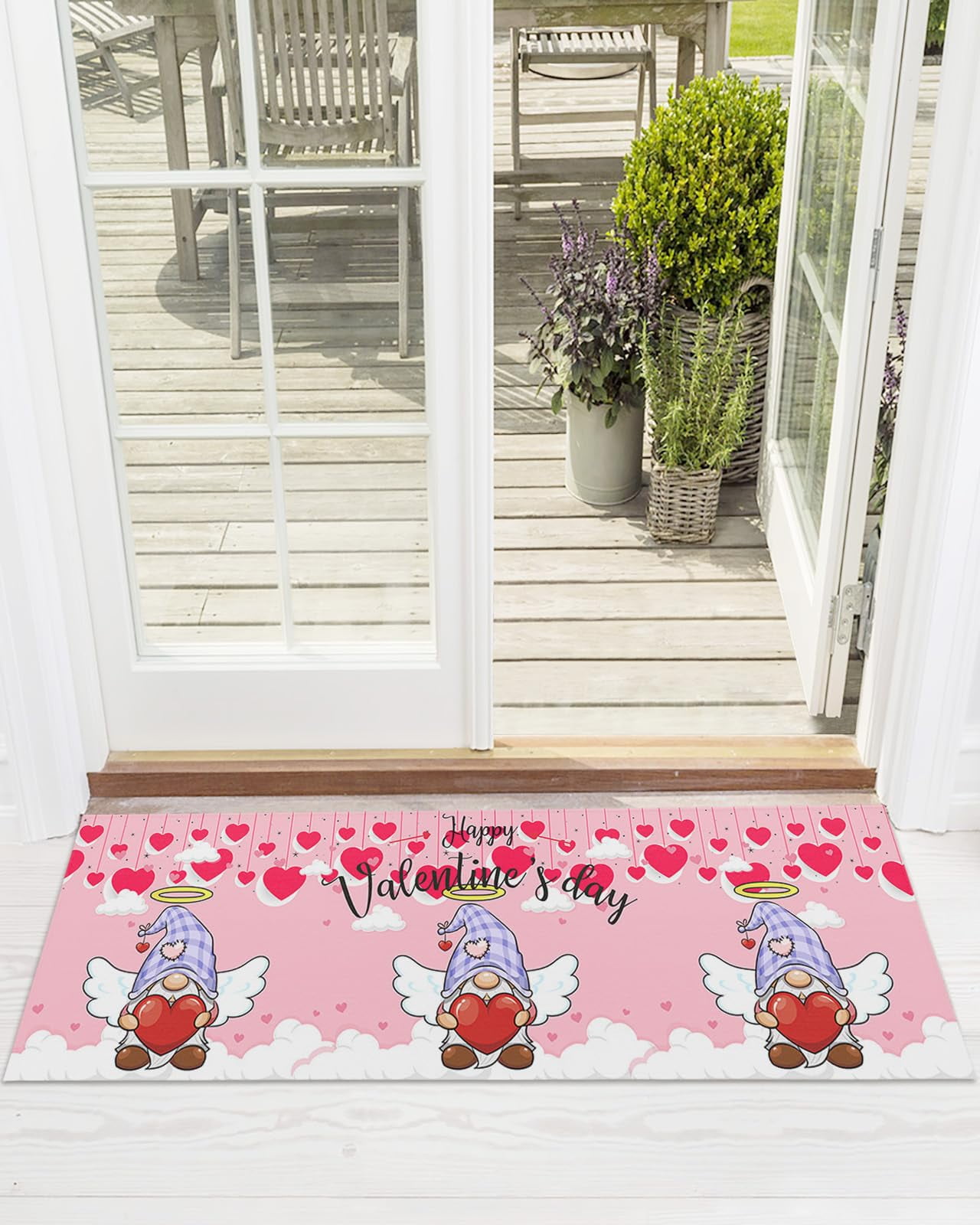 Entryway Door Mat, Non Slip Floor Mats LowProfile Small Bathroom