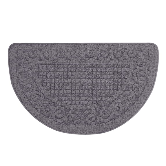 Entryway Door Mat Rug Non Slip Carpet, Semicircle Floor Doorway Mat, Indoor Outdoor Entrance Carpet Runner, Bathroom Kitchen Floor Rug, Easy Clean Door Mat