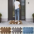 thumbnail image 1 of Entryway Door Mat Rug Non-Slip Microfiber | Thick Soft Velvet Area Carpet for Living Room Bedroom Bedside Study | TPR Bottom | Skin-Friendly | 40x60cm | 1 Pack, 1 of 6