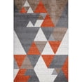 thumbnail image 1 of L'Baiet Emani Orange Geometric 5 ft. x 7 ft. Area Rug, 1 of 4