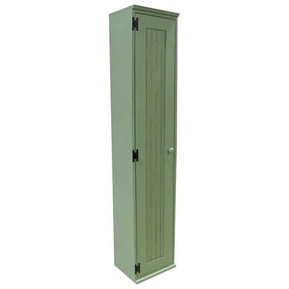 Entryway Locker Cabinet, Antique Sage