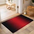 thumbnail image 1 of Entryway Rug 2'x3', Black Red Ombre Kitchen Runner Rugs Non-Slip Carpet Mats, Modern Art Abstract Aesthetics Bedside Rugs Runners Washable Floor Carpet for Bathroom Laundry Room, 1 of 8