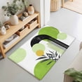 thumbnail image 1 of Entryway Rug 2'x3', Boho Middle Century Kitchen Runner Rugs Non-Slip Carpet Mats, Abstract Green Geometric Botanical Bedside Rugs Runners Washable Floor Carpet for Bathroom Laundry Room, 1 of 8