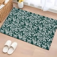 thumbnail image 1 of Entryway Rug 2'x3', Dark Green Spring Floral Small Rug for Kitchen Bathroom Door Mat Indoor Entrance, Farmhouse Flowers Elegant Pastoral Non-Slip Area Rugs Floor Mats Carpet Front Door Rugs, 1 of 8