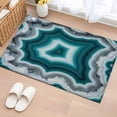 thumbnail image 1 of Entryway Rug 2'x3', Green Agate Small Rug for Kitchen Bathroom Door Mat Indoor Entrance, Ombre Modern Abstract Art Non-Slip Area Rugs Floor Mats Carpet Front Door Rugs, 1 of 8