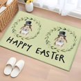 thumbnail image 1 of Entryway Rug 2'x3', Happy Easter Small Rug for Kitchen Bathroom Door Mat Indoor Entrance, Grass Green Spring Bunny Eucalyptus Leaves Non-Slip Area Rugs Floor Mats Carpet Front Door Rugs, 1 of 8