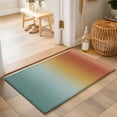 thumbnail image 1 of Entryway Rug 2'x3', Orange Yellow Green Ombre Kitchen Runner Rugs Non-Slip Carpet Mats, Modern Art Aesthetics Abstract Bedside Rugs Runners Washable Floor Carpet for Bathroom Laundry Room, 1 of 8