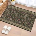thumbnail image 1 of Entryway Rug 2'x3', Sage Green Floral Small Rug for Kitchen Bathroom Door Mat Indoor Entrance, Ethnic Tribe Abstract Art Flowers Non-Slip Area Rugs Floor Mats Carpet Front Door Rugs, 1 of 8