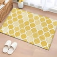 thumbnail image 1 of Entryway Rug 2'x3', Yellow Geometric Small Rug for Kitchen Bathroom Door Mat Indoor Entrance, Morocco Modern Abstract Plaid Art Non-Slip Area Rugs Floor Mats Carpet Front Door Rugs, 1 of 8