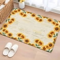thumbnail image 1 of Entryway Rug 2'x3', Yellow Sunflowers Small Rug for Kitchen Bathroom Door Mat Indoor Entrance, Farmhouse Rustic Botanical Floral Plants Non-Slip Area Rugs Floor Mats Carpet Front Door Rugs, 1 of 8