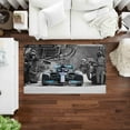 thumbnail image 1 of Entryway Rug, Printed Rug, Gym Rug, Printed Rugs, Classic Rugs, Thick Rug, Home Decor Rug, Stair Rugs, Man Cave Rug, 2.6'x4' - 80x120 cm, 1 of 8