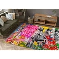 thumbnail image 1 of Entryway Rugs, Kitchen Rug, Street Graffiti Rug, Graffiti Rugs, Popular Rug, Love Graffiti Rugs, Love Is All We Need Rugs, Car Mat Rug, 3.3'x5' - 100x150 cm, 1 of 9