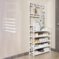 thumbnail image 1 of Entryway Shoe Rack Coat Rack Organizer 5-Layer Shoe Storage Solution for Bedroom Dorm Room, 1 of 6