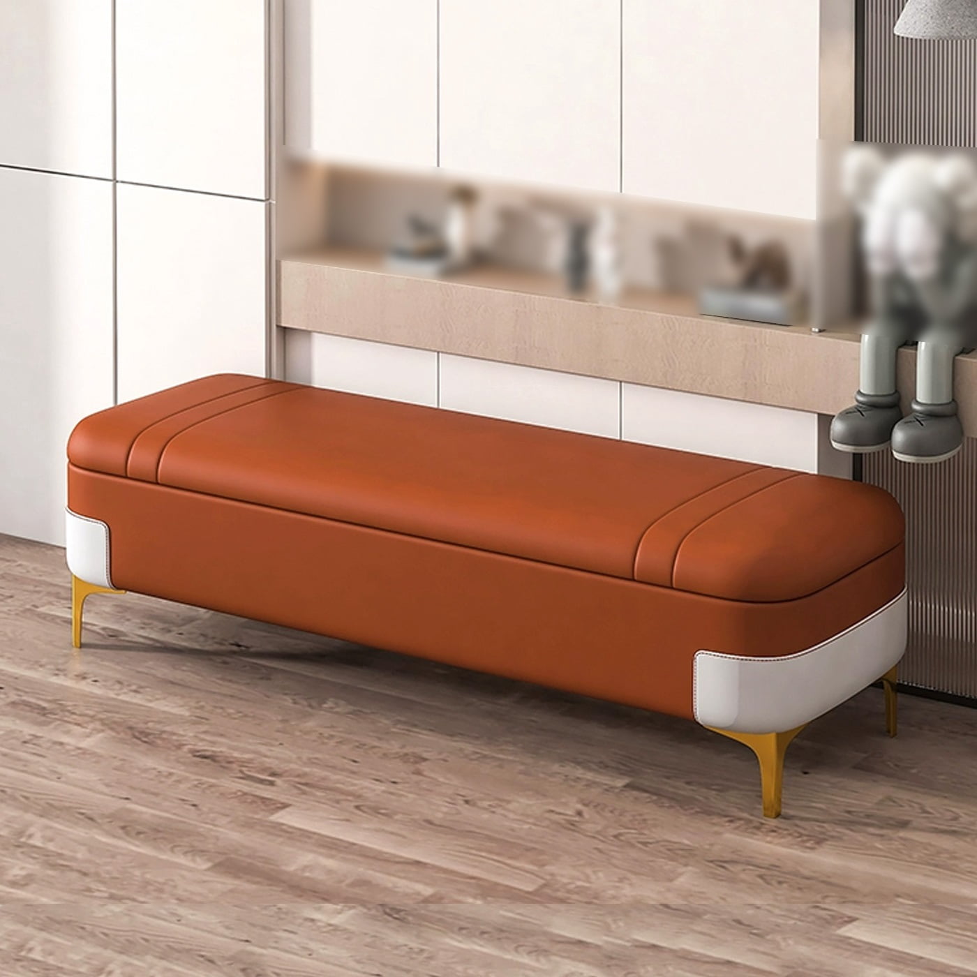 Entryway Storage Chest with Flip Top,Ottoman Bench with Large Storage ...