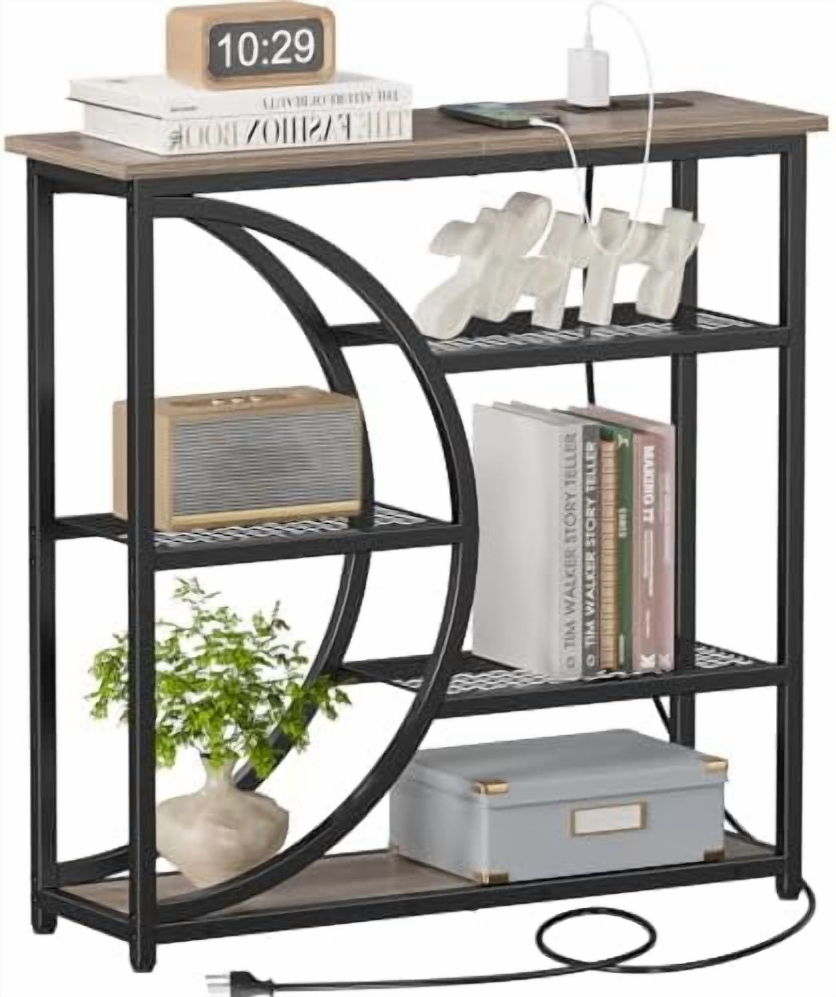 Console Table Charging Station