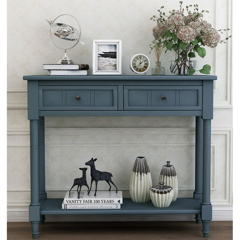 Walmart console 2024 table with drawers