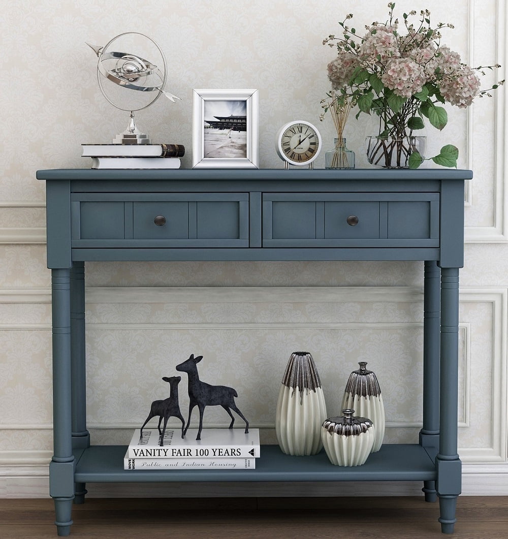 Entryway Table with Drawers, SEGMART Console Table New Zealand