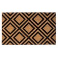 thumbnail image 1 of Entryways Diamonds Coir Doormat, 18'' x 30'', Natural Coir and Black, 1 of 4