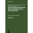 thumbnail image 1 of Entscheidungen des Reichsgerichts in Zivilsachen, Nebengesetze, 1 (Hardcover), 1 of 1