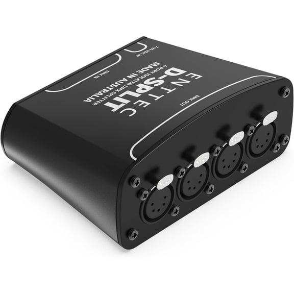 Enttec D-Split 70579 DMX 4 Port Isolated Splitter / Isolator 5-Pin