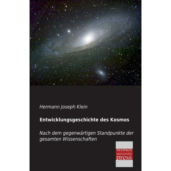 Entwicklungsgeschichte Des Kosmos (Paperback)