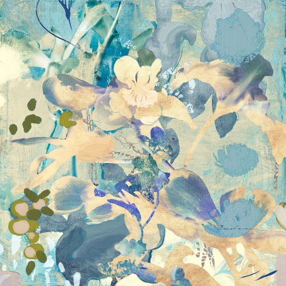 "Entwine with Orchids" Painting Print on Wrapped Canvas