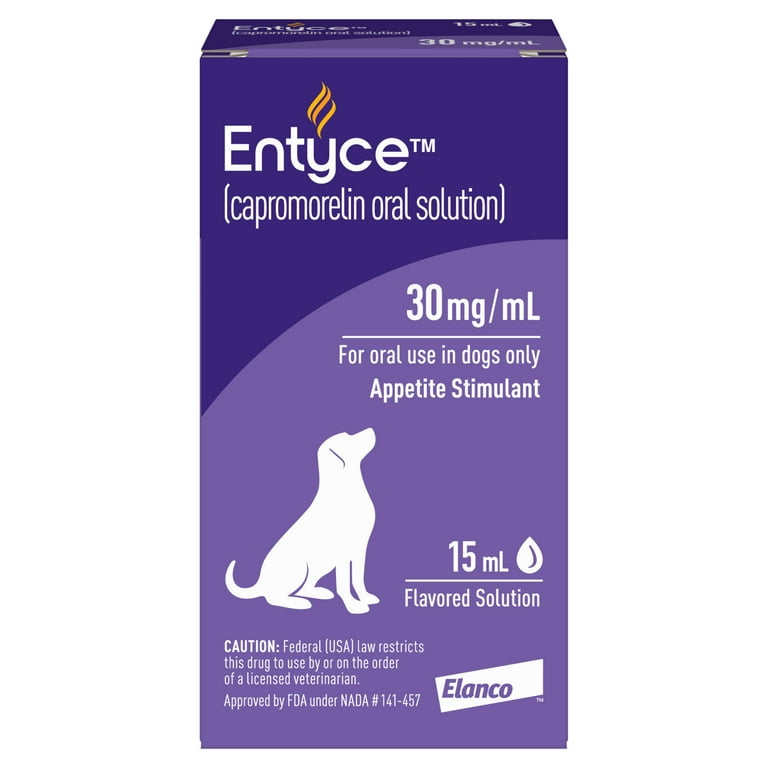 Entyce 食欲刺激剤 30 mL 2本セット Entyce 30mg/ml Solution for Dogs - Walmart.com