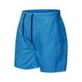 thumbnail image 1 of Entyiena Men's Beach Pants Swimming Trunks Mesh Lining,Sky Blue 4XL, 1 of 5