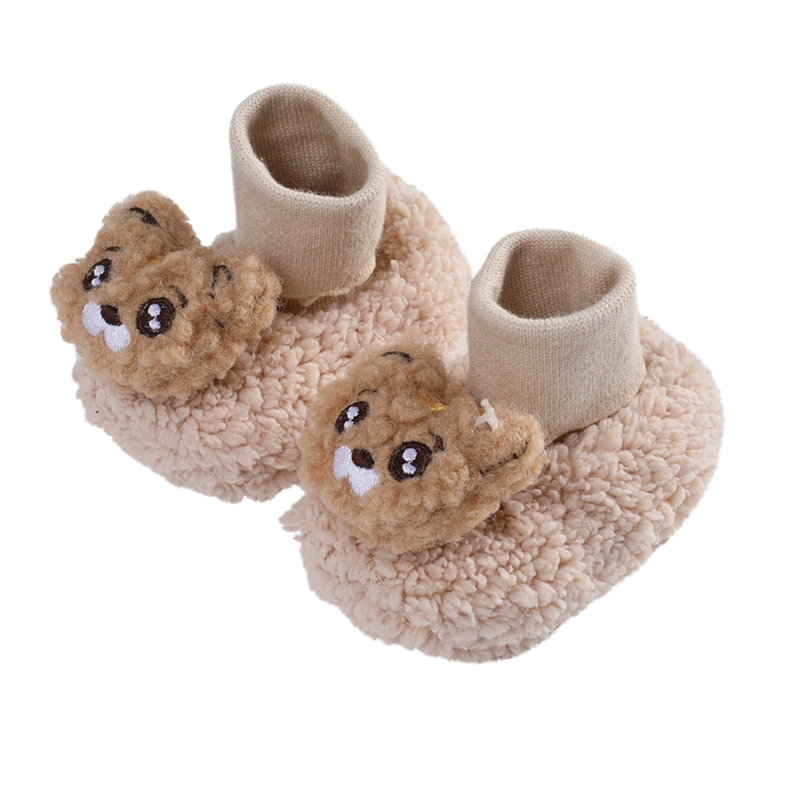 Entyinea Baby Boy Sock Shoes Rubber Sole NonSkid Indoor Slipper Infant