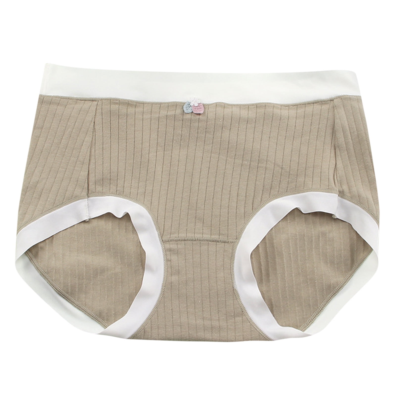 Entyinea Fashion Lace Underwear for Women Microfiber Smooth Stretch Brief  Panty Green XL