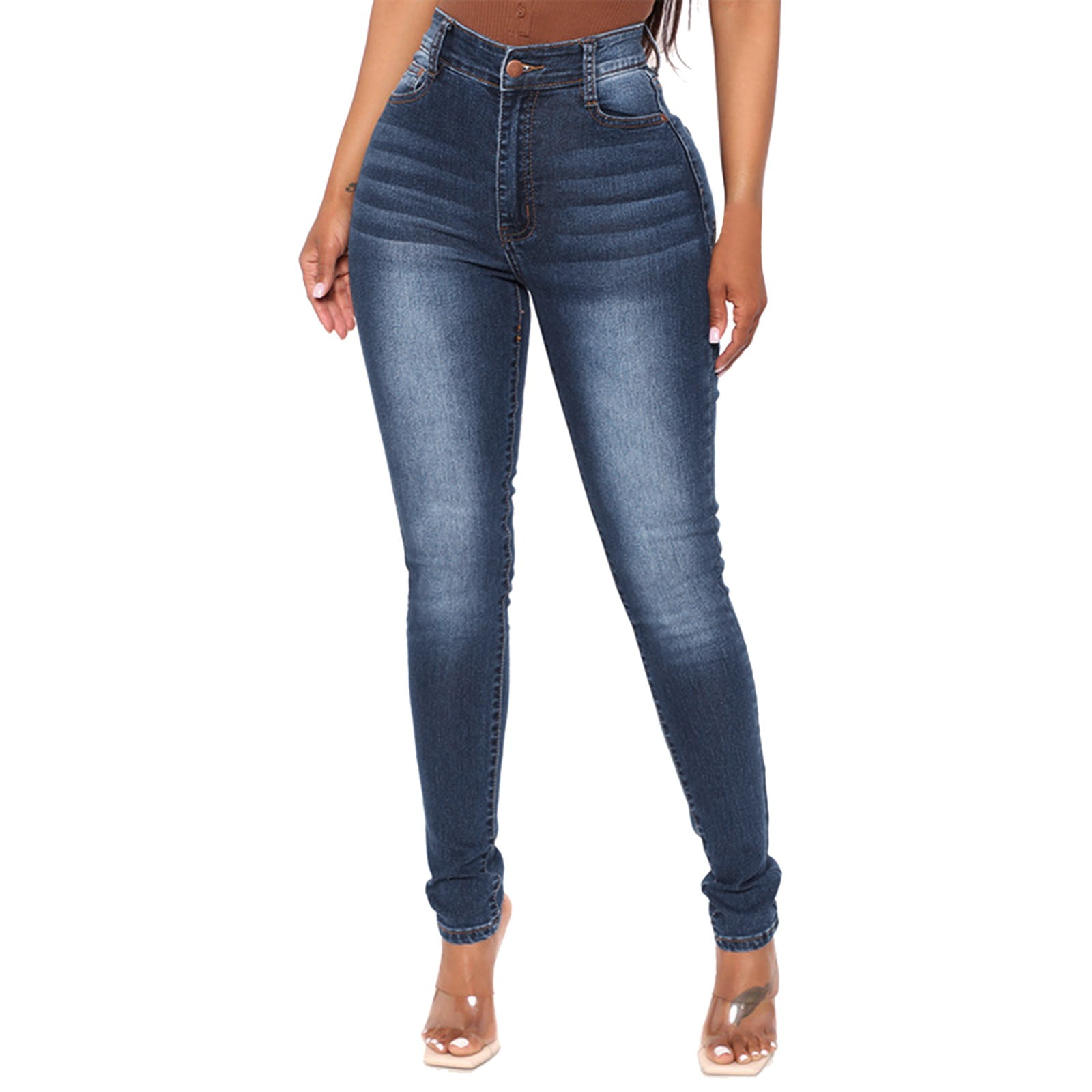 Entyinea Jeans For Women, Womens Stretch Elastic Dominican Republic