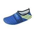 thumbnail image 1 of Entyinea Kids Barefoot Water Shoes Beach Aqua Socks Quick Dry Outdoor Sport Swim for Boys Girls Dark Blue for 12.5, 1 of 4