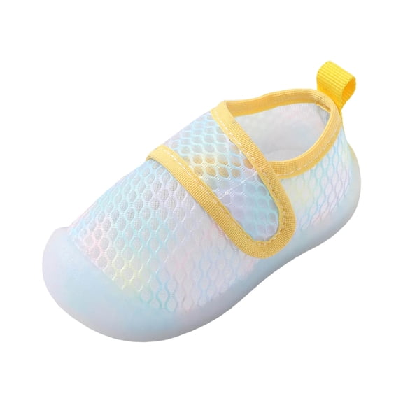 Entyinea Kids Boys & Girls Water Shoes Baby Swim Aqua Non-Slip Shoes for Kids Boys Girls(Baby/Toddler) Yellow for 4