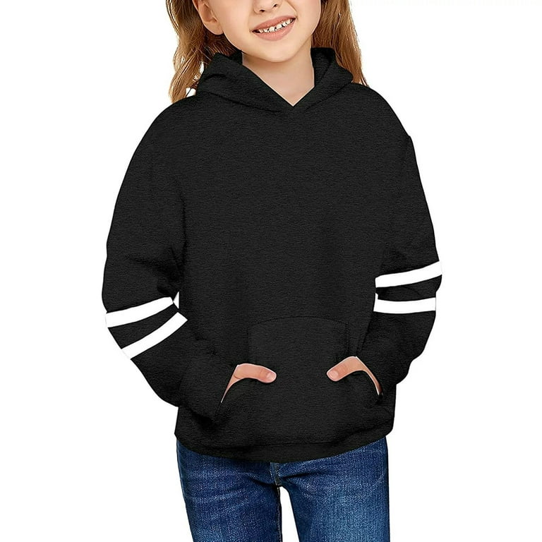 Baby Girl Cropped Hoodie - Black  Cropped hoodie outfit, Girls
