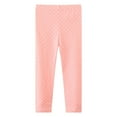 thumbnail image 1 of Entyinea Kids Girls Leggings High Waist Full Length Strechy Tights Dancewear,Pink 5T, 1 of 3
