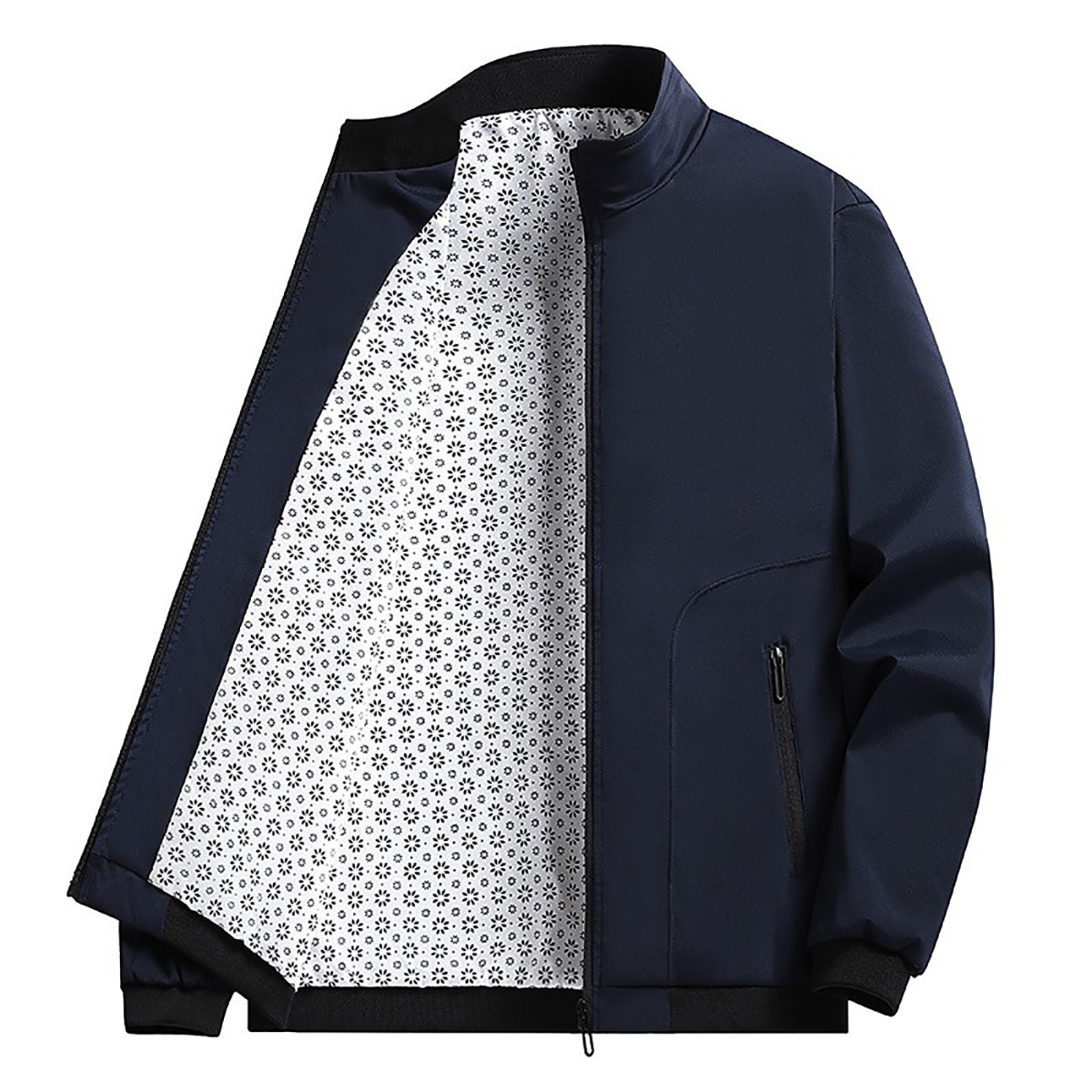 Entyinea Leather Jacket Women Casual Baseball Stand Collar Slim Fit