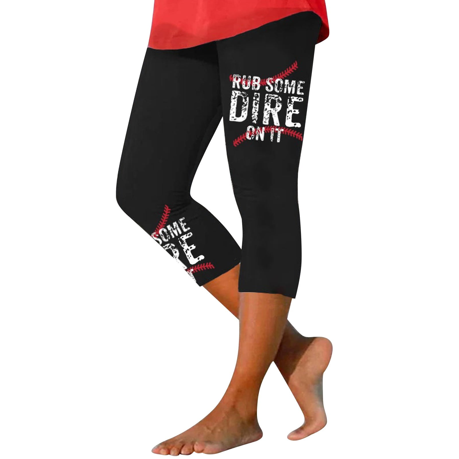 Entyinea Leggings For Women,Elastic Waist Plus Size Yoga Pants
