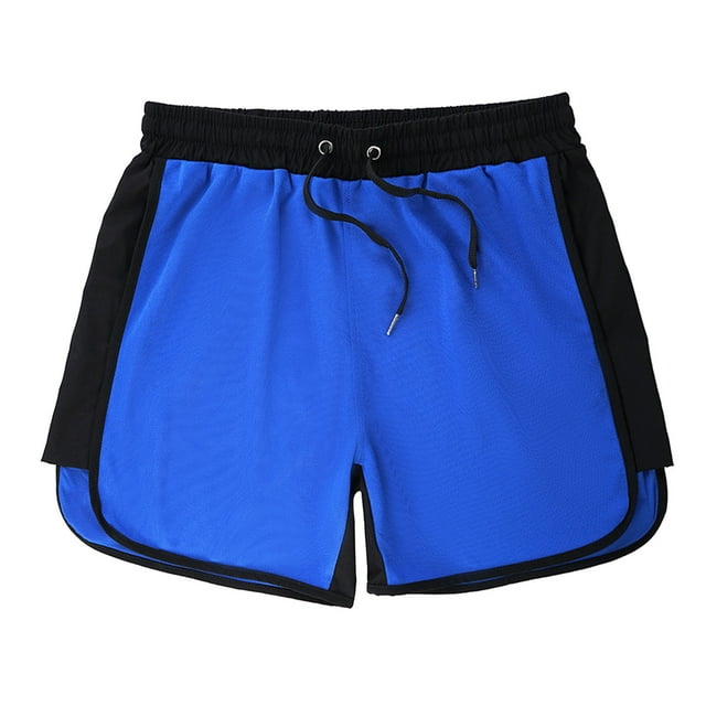 Entyinea Men's Cotton Knit Shorts Quick Dry Workout Sports Shorts with