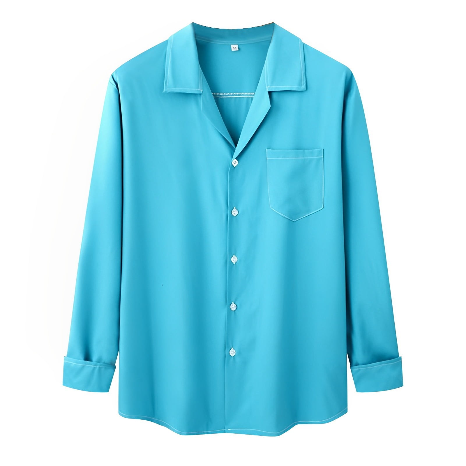 Entyinea Men's Slim Fit Dress Shirts Free Long Sleeve Button Down Shirt