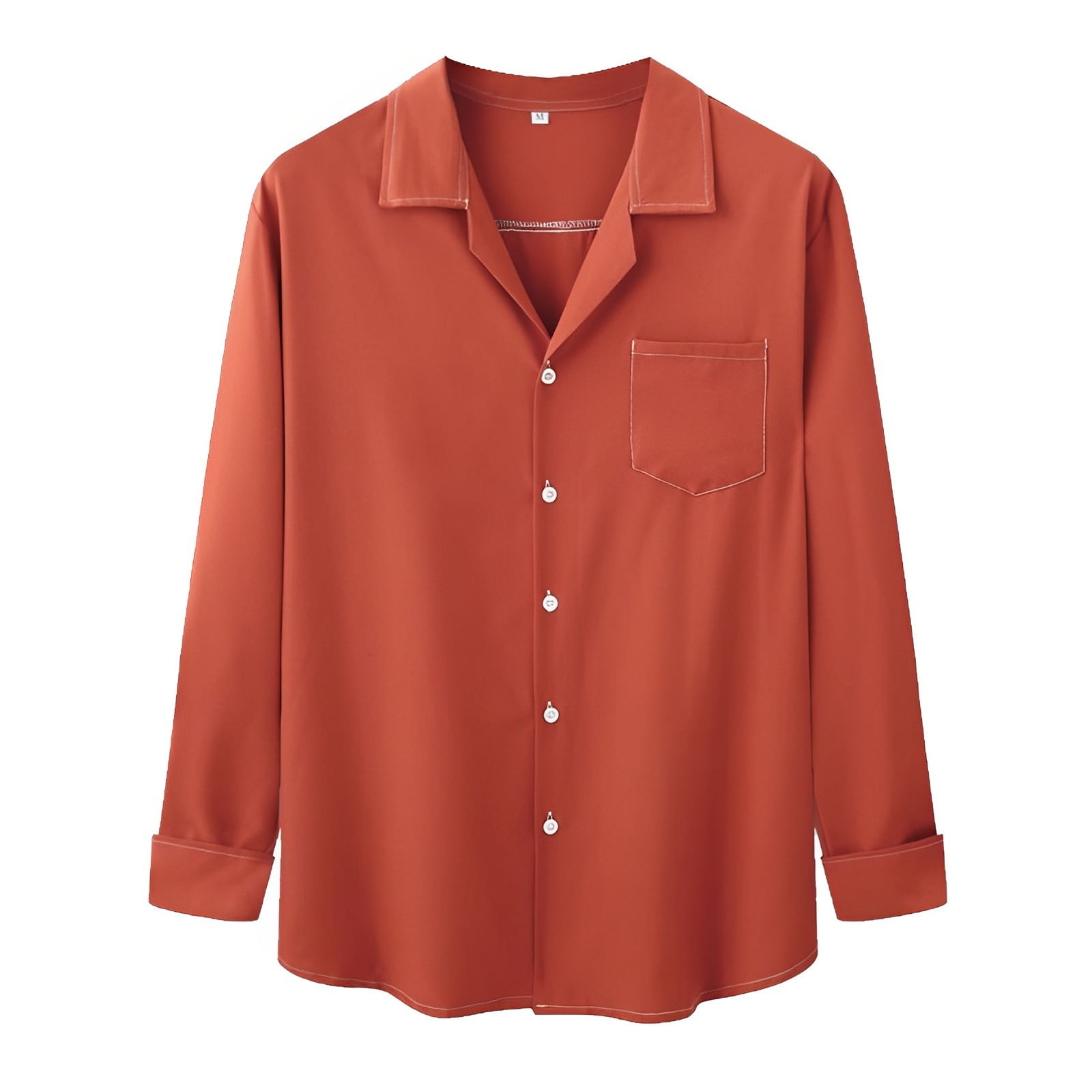 Entyinea Men's Slim Fit Dress Shirts Stretch Long Sleeve Basic Formal