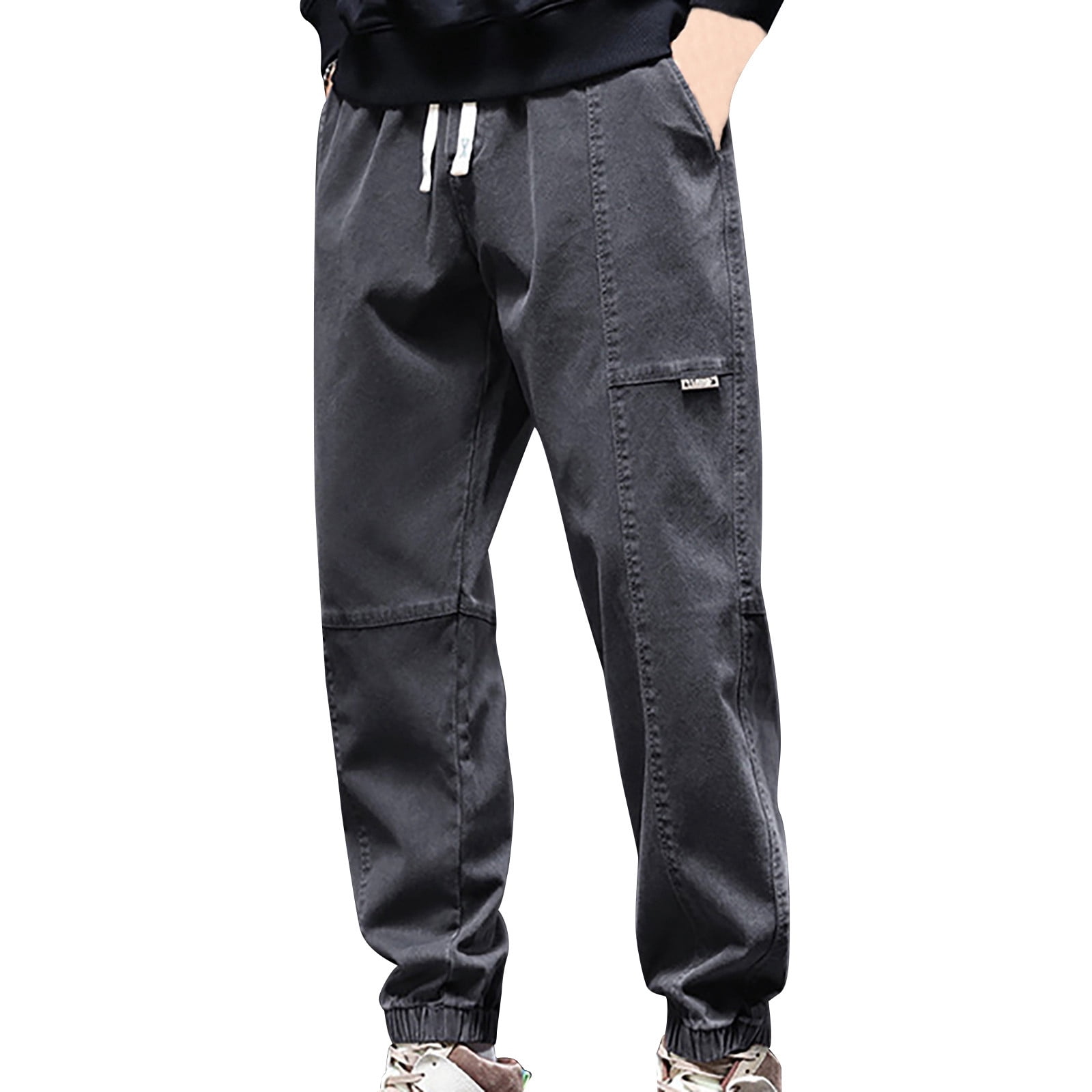 Entyinea Mens Fashion Cargo Pants Uniform Tactical Ripstop Cargo Work