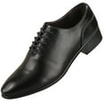 thumbnail image 1 of Entyinea Mens Oxford Shoes Slip Resistant Work Dress Loafer Shoe,Black 8, 1 of 5