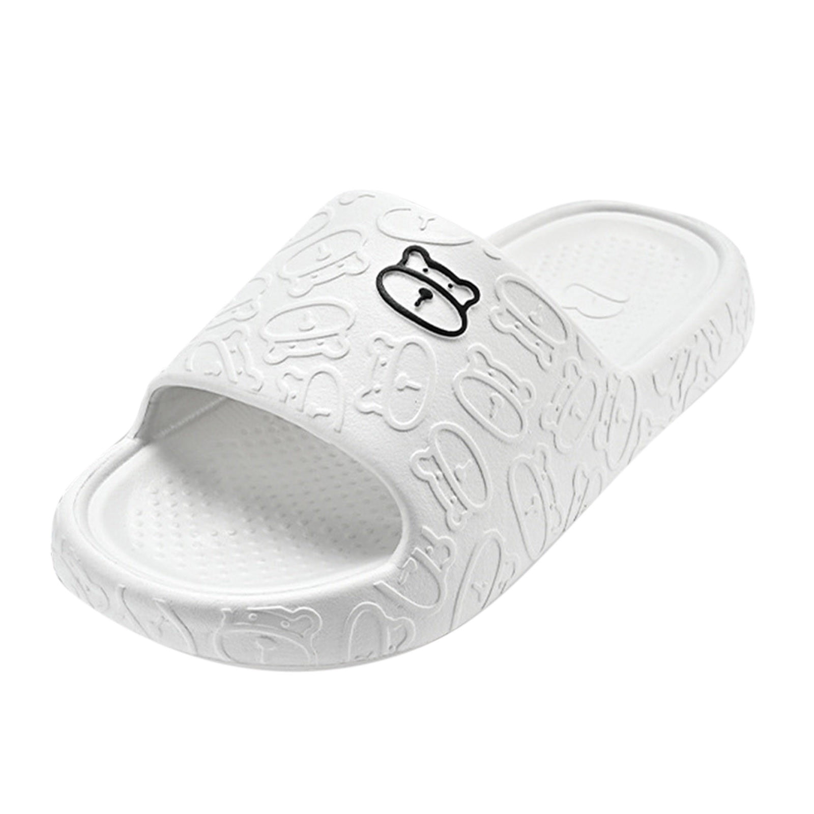 Entyinea Mens Slides Non-Slip Soft Lightweight Shower Shoes, Thick Sole ...