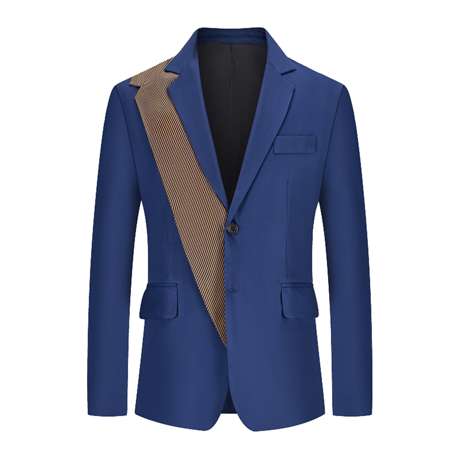 Entyinea Mens Suit Jacket Regular Fit Business Wedding Party Jacket Suit Coat L Blue c2ad33ce 8a28 47c5 9fc8 f4f6195cec2d.104c2e1d75d7ba1b68640df1d916cf4c