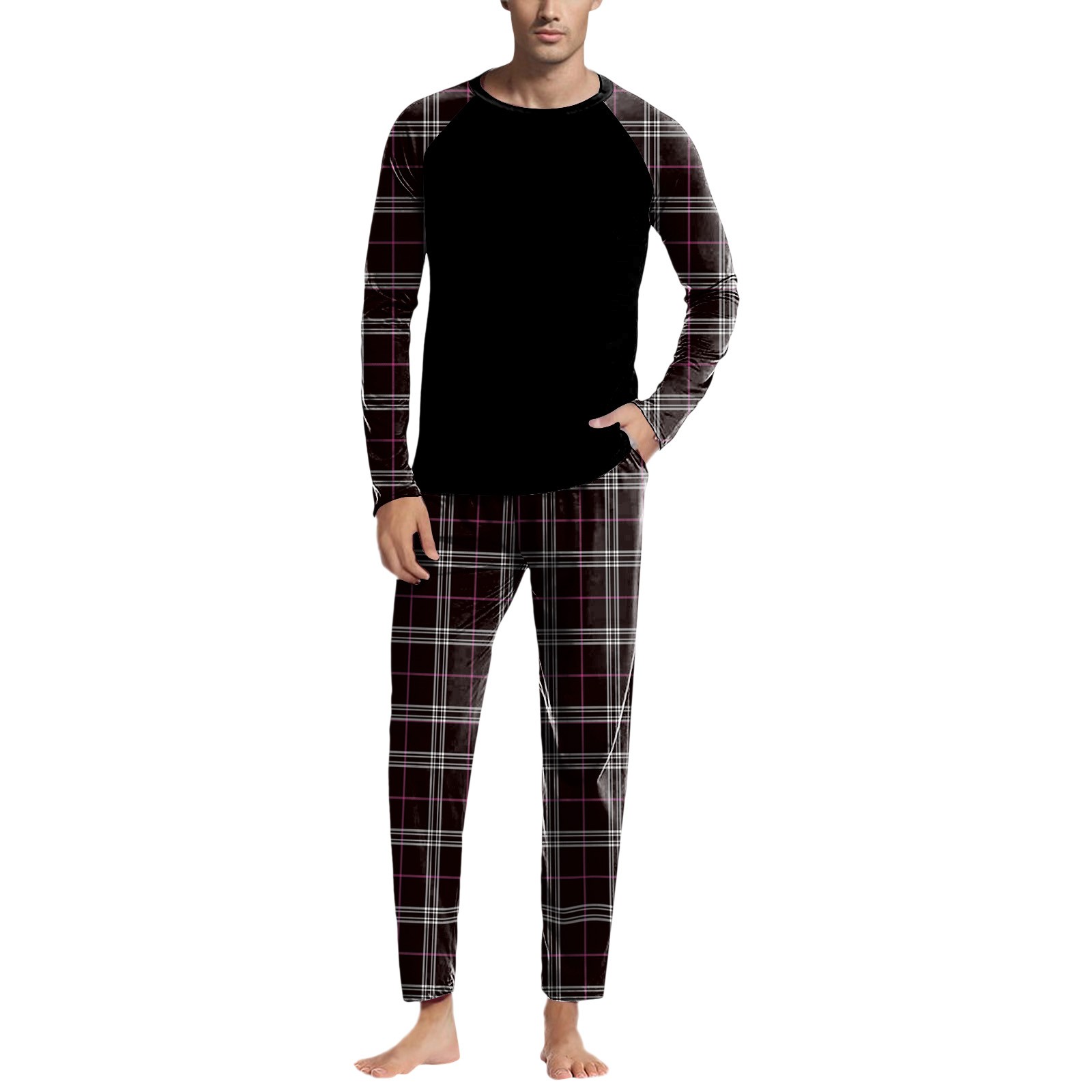 Entyinea Mens Sweat Suits 2 Piece Set Long Sleeve Jogging Suits