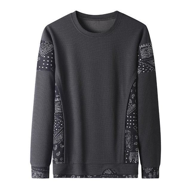 Entyinea Mens Sweatshirts No Hood Long Sleeve Crewneck Casual Pullover