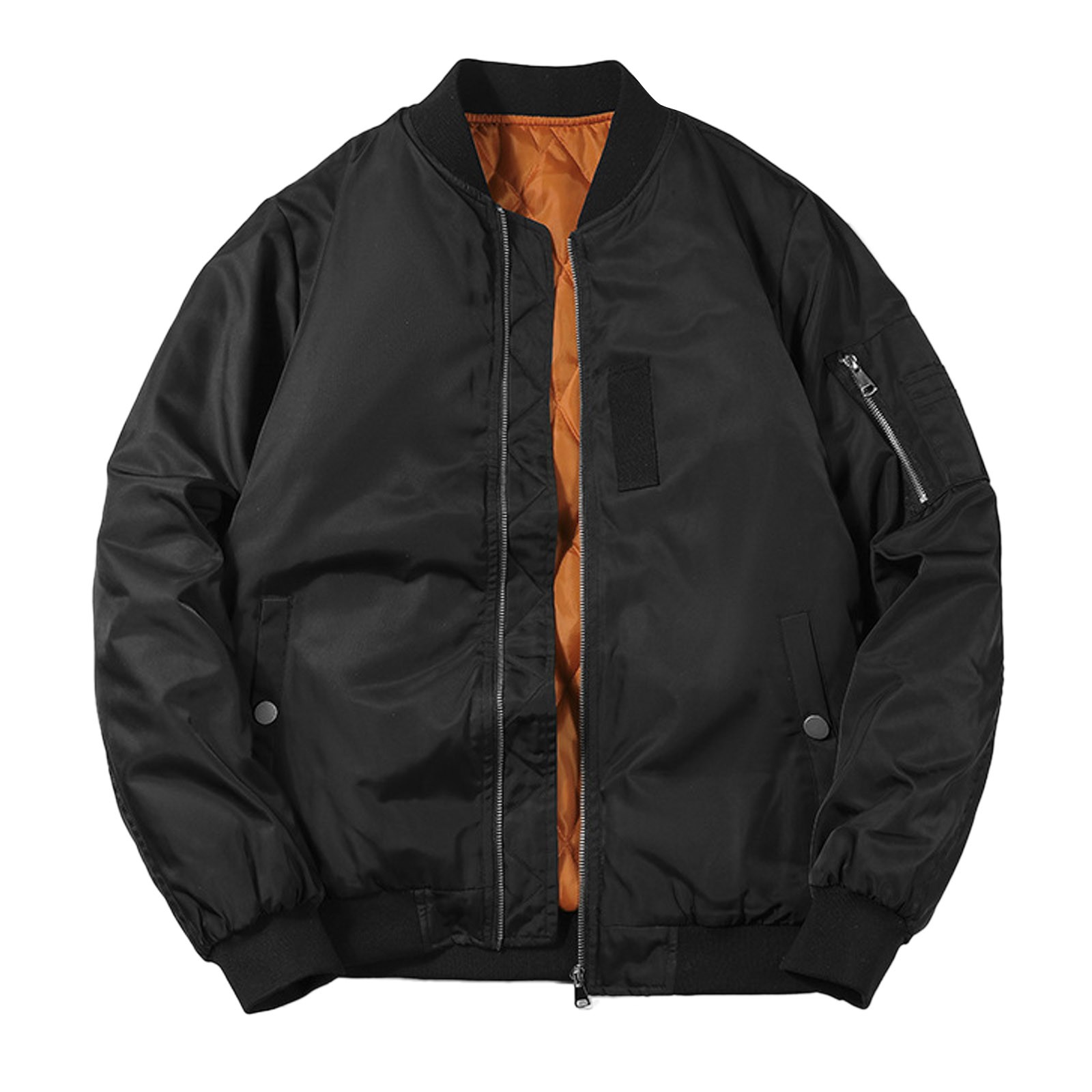 Entyinea Mens Varsity College Jacket Slim Fit Varsity Baseball Jacket