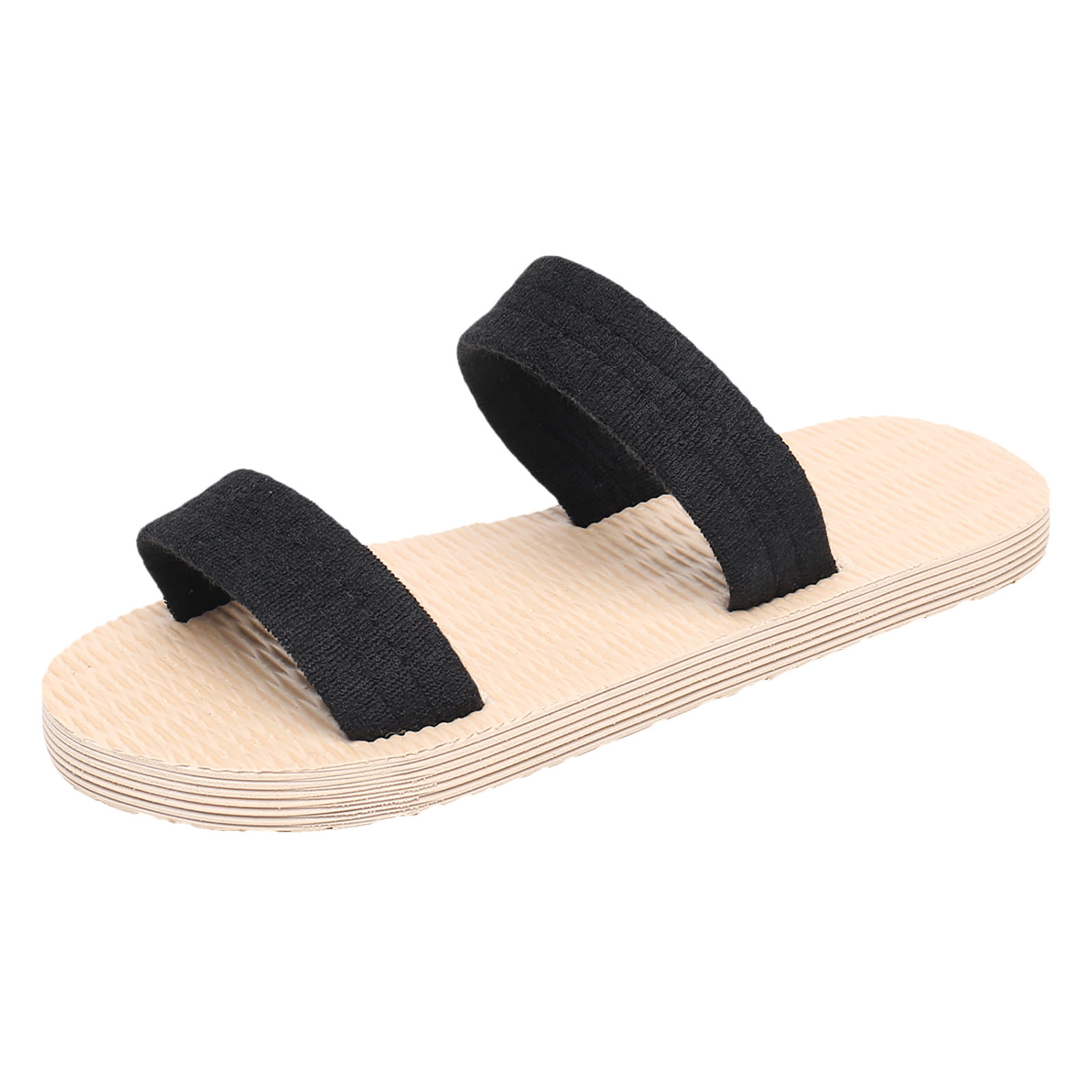 Entyinea Platform Slides for Women Casual Sandals Open Toe Arch Support