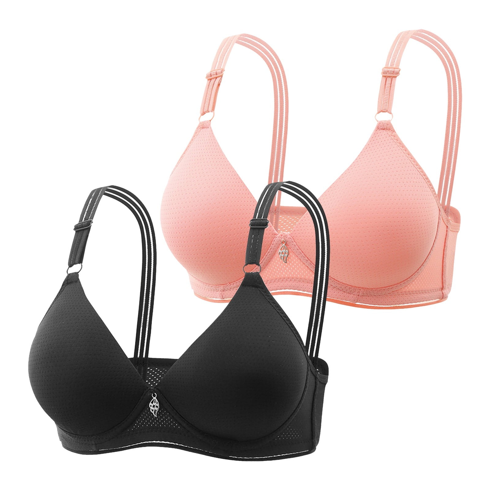 Entyinea Racerback Bras for Women Cushioned Underwire Lightly Lined T